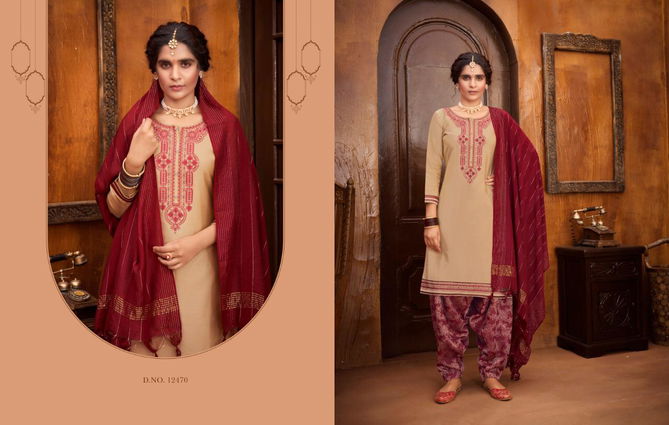 Kalaroop Rivaaz By Patiyala 6 Latest Readymade Embroidery Work Punjabi Patiyala Suits